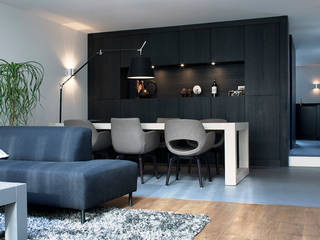 VERBOUWING JAREN '70 WONING, a-LEX a-LEX Modern living room