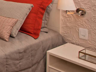Quarto Casal - GL, Lana Rocha Interiores Lana Rocha Interiores Modern style bedroom