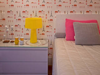 Quarto Menina, Lana Rocha Interiores Lana Rocha Interiores Modern style bedroom Pink