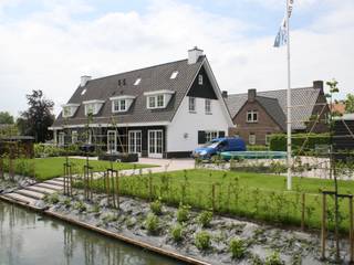 Landelijke woning (twee onder één kap), Brand I BBA Architecten Brand I BBA Architecten 컨트리스타일 주택 우드 우드 그레인