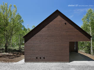 043八ヶ岳原村Tさんの家, atelier137 ARCHITECTURAL DESIGN OFFICE atelier137 ARCHITECTURAL DESIGN OFFICE Houses لکڑی Wood effect