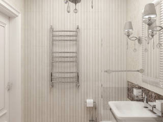Ванная комната "Brillare" vol. 1, Студия дизайна Дарьи Одарюк Студия дизайна Дарьи Одарюк Baños de estilo clásico