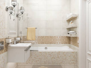 Ванная комната "Brillare" vol. 2, Студия дизайна Дарьи Одарюк Студия дизайна Дарьи Одарюк Classic style bathroom