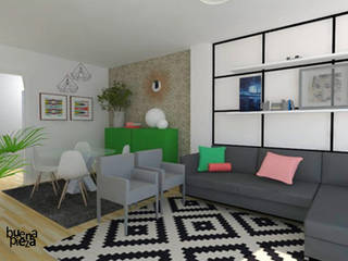 Decoration project in Montecarmelo , Madrid, Buena Pieza Interiorismo Buena Pieza Interiorismo Living room