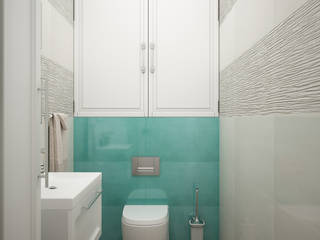 Санузел "Turchese" , Студия дизайна Дарьи Одарюк Студия дизайна Дарьи Одарюк Eclectic style bathroom