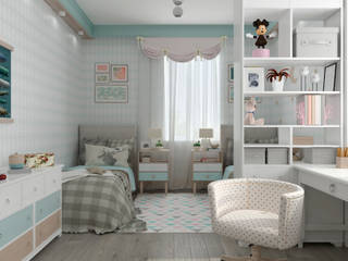 Детская "Room of wonders", Студия дизайна Дарьи Одарюк Студия дизайна Дарьи Одарюк Eclectic style nursery/kids room