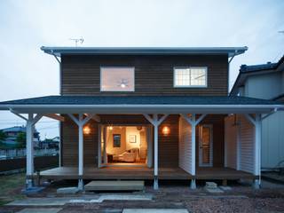 house-01, dwarf dwarf Industrial style balcony, veranda & terrace