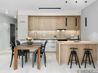 Mieszkanie pokazowe, Q2Design Q2Design 現代廚房設計點子、靈感&圖片
