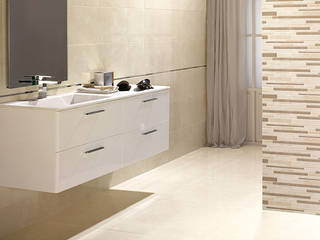 Natural & Neutral Tiles, The London Tile Co. The London Tile Co. Dinding & Lantai Gaya Klasik