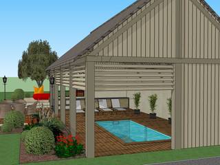 Projet Piscine, Agence 1+1 Agence 1+1 Piscine moderne