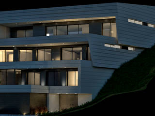 Vivienda unifamiliar de alta eficiencia energética en Sitges, SgARQ SgARQ Modern houses Stone