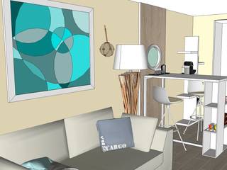 Chambre d'amis, Sb Design Concept Sb Design Concept Modern living room Wood Wood effect