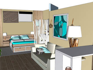 Chambre d'amis, Sb Design Concept Sb Design Concept Modern living room