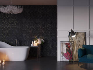 Ванная комната., Aleksandra Kostyuchkova Aleksandra Kostyuchkova Salle de bain minimaliste