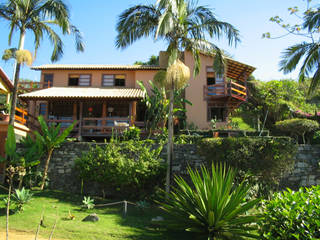 Casa em Iriri - Espírito Santo, Aroeira Arquitetura Aroeira Arquitetura Casas de estilo rústico