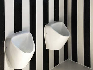 Trend Inspirationen Bad und WC in schwarz/weiß, trend group trend group Modern Bathroom Tiles Black