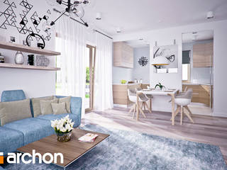 W małym, białym domku... , ArchonHome.pl ArchonHome.pl Modern living room