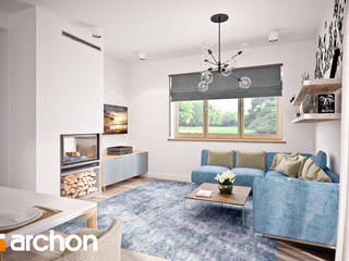 W małym, białym domku... , ArchonHome.pl ArchonHome.pl Modern living room