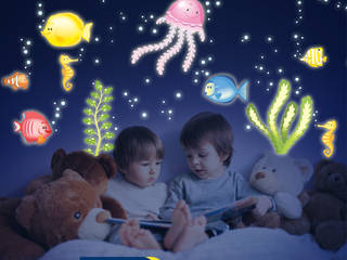 Come addormentare un neonato? Ti aiutano gli IllumiNotti®: gli stickers murali che decorano di giorno e si illuminano di notte, LeoStickers® LeoStickers® 에클레틱 아이방