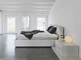 Modernes Wohnen - Minimalistisch, Homemate GmbH Homemate GmbH Minimalist bedroom