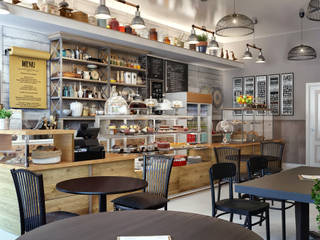 B & C/ Bakery & Coffee, Sweet Home Design Sweet Home Design Espaces commerciaux