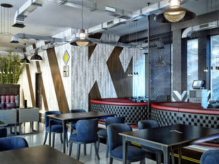 Кафе в картинг центре "K1 Arena", Sweet Home Design Sweet Home Design Industrial style clinics