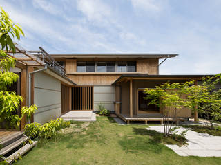 茶室のある家, AMI ENVIRONMENT DESIGN／アミ環境デザイン AMI ENVIRONMENT DESIGN／アミ環境デザイン Asian style houses