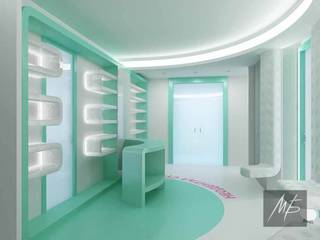 Стоматологическая клиника, Студия Марии Боровской Студия Марии Боровской Modern Corridor, Hallway and Staircase