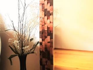 Dekoratif Rustik Özel Tasarım Duvar Aynası, 34Concept 34Concept حديقة داخلية خشب Wood effect