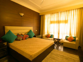 Hibiscus Gurgaon, ACQ Design ACQ Design モダンスタイルの寝室