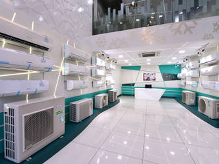 AC showroom, Technocraft Technocraft Ruang Komersial Office spaces & stores