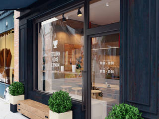 Кофейня «Мастерская кофе», IK-architects IK-architects اتاق غذاخوری