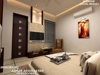 residental,commercial, aakarconstructions aakarconstructions Modern Bedroom