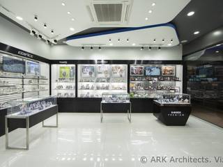Casio Showroom, vizag, ARK Architects & Interior Designers ARK Architects & Interior Designers Espaces commerciaux