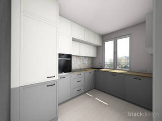 Kuchnia rustykalna, black design black design Rustieke keukens MDF