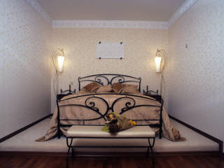 Бегущая вода, Guseva-style Guseva-style Mediterranean style bedroom