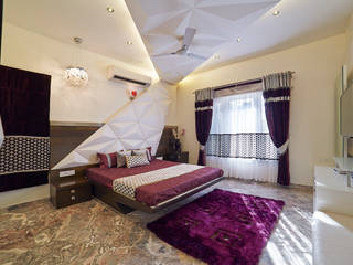 SADHWANI BUNGALOW, 1 Square Designs 1 Square Designs Modern style bedroom