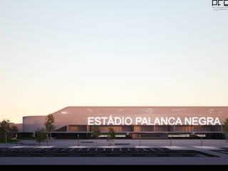 ESTÁDIO PALANCA NEGRA_ANGOLA_2012, PFS-arquitectura PFS-arquitectura Commercial spaces