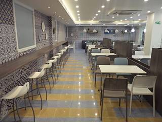 Restaurante Clinica La Misericordia Barranquilla Colombia, AV arquitectos AV arquitectos مساحات تجارية