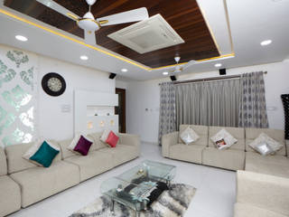 An Amazing Residence of Dr. Rafique Mawani, M B M architects M B M architects 미니멀리스트 거실