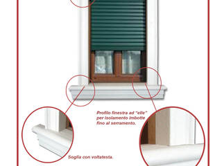 Cornici decorative per facciate: Eleni Decor , Eleni Decor Eleni Decor Classic windows & doors