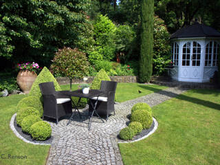 Garten mit Bachlauf, dirlenbach - garten mit stil dirlenbach - garten mit stil 컨트리스타일 정원