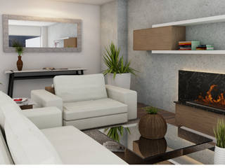 PH CITYVIEW, AParquitectos AParquitectos Modern living room