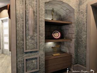 Concept design di una piccola casa privata, Giovanni Lorusso Geometra & Interior Designer Giovanni Lorusso Geometra & Interior Designer Modern corridor, hallway & stairs