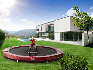 BERG Elite+ trampoline, BERG Toys B.V. BERG Toys B.V. Jardines de estilo rural Plástico