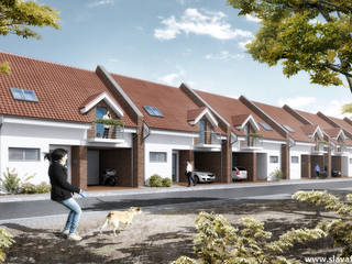 Design of the townhouse in Nizbor, Czech Republic, Filipenka architect Filipenka architect Maisons de campagne Briques