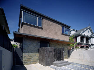 木津山町の家, 株式会社西田順紀アトリエ 株式会社西田順紀アトリエ Modern houses Stone