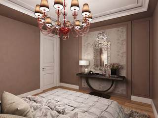 Two callas, ЙОХ architects ЙОХ architects Classic style bedroom