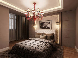 Two callas, ЙОХ architects ЙОХ architects Classic style bedroom
