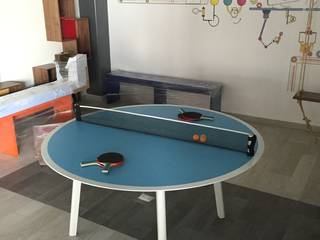 Mesa Recreativa ping pong, Herm & Bleu Herm & Bleu Commercial spaces Wood Wood effect